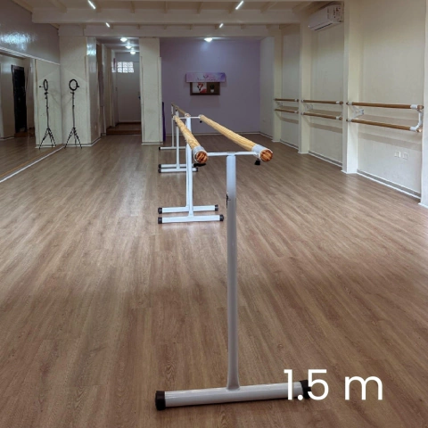 Barra de Danza Profesional Móvil CORE SIMPLE 1,5m - madera