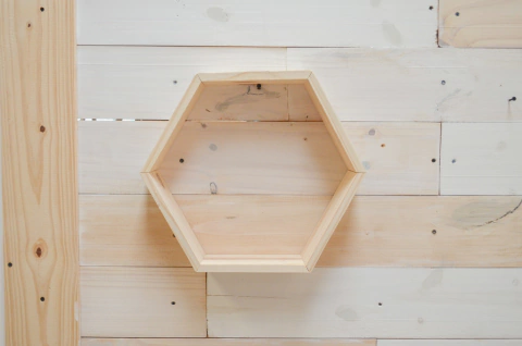 Repisas hexagonal en internet