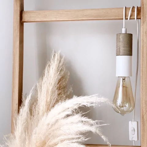 Velador colgante moderno