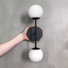 Aplique Bombay doble de pared o techo