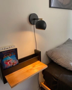 Velador de pared Berlin cabezal móvil - Moiso Deco & Lights