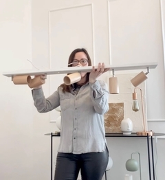 Plafón de techo Moscú para 5 luces