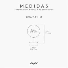 Lámpara de mesa Bombay