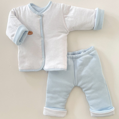CONJUNTO TÉRMICO REVERSIBLE CELESTE - comprar online