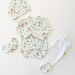 SET BAMBI AQUA - 4 PIEZAS