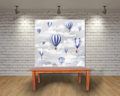 Balão Azul - Quadrado na internet