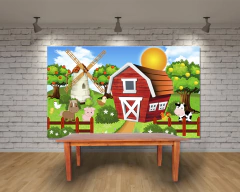 Fazendinha - Retangular na internet