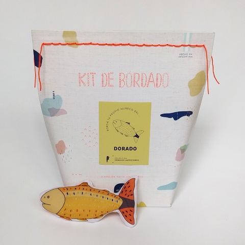 Kit de Bordado | Pez Dorado