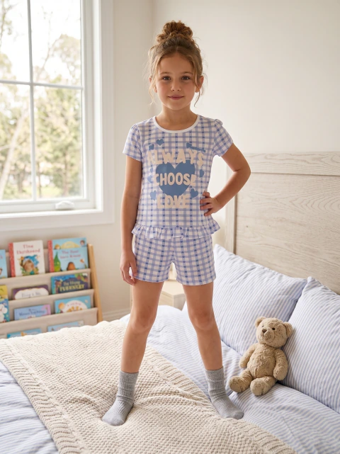 Pijama cuadrillé LILA