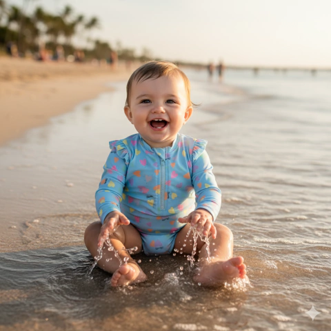 Enterito piernas cortas CORAZONES