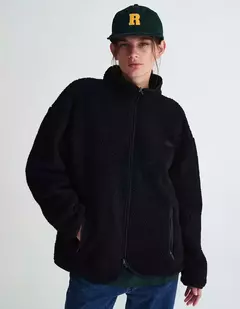 Campera Sherpa Negro - comprar online