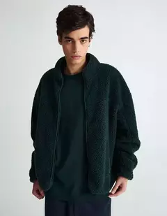 Campera Sherpa Verde en internet