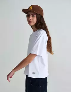 Remera Fuji Crop Pesada Blanca - Complementos Store