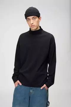 BASIC HI NECK LS