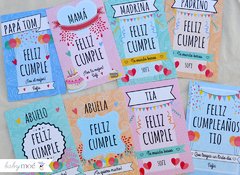 TARJETAS DE MOMENTOS · PERSONALIZADAS · Modelo: clásico en internet
