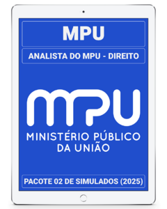 Pacote 02 - 04 Simulados Inéditos - MPU - Analista do MPU - Direito + 01 Simulado Gratuito - comprar online
