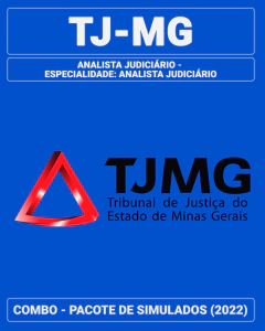 Combo Maratona - 06 Simulados Inéditos - TJ-MG - Analista Judiciário - Especialidade: Analista Judiciário + 01 Simulado Gratuito