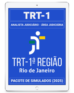 03 Simulados Inéditos - Reta Final - TRT-1 - Analista Judiciário - Área Judiciária + 01 Simulado Gratuito - comprar online