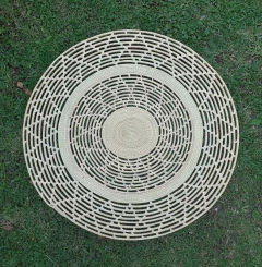 Alfombra deco de palma 90 cm - comprar online