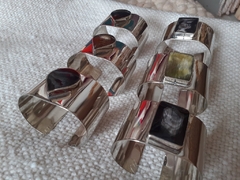 Brazalete de alpaca y asta - comprar online