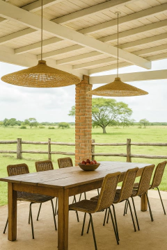 Pantalla de palma modelo plato - tienda online