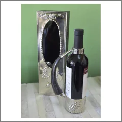 Set de caja de vino más portabotella