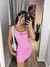 VESTIDO CANELADO ROSA CLC GIRLS ALÇA DUPLA - comprar online