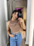 CROPPED REGATA MARROM LERRUX "DRUNK IN LOVE" - comprar online