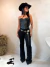 CORSET WESTERN AUSTIN PRETO na internet