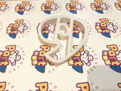 cortante galletitas 0 al 9 x 08cms fuente cooper black ML1003 - comprar online