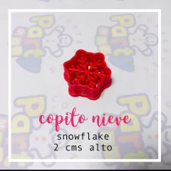 cortante galletita set x 06u copo nieve frozen 2/3/4/5/6/7 cms - tienda online