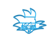 cortante galletita goku dragon ball 9x11cms C1708 en internet