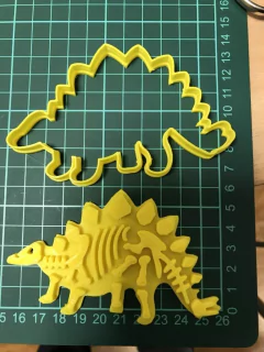 Imagen de cortante galletitas dinosaurio stegosaurus bones 11 x 07 C614