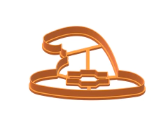 CORTANTE GORRO BRUJA 7.5 X 9 CMS ANCHO HALLOWEEN C1817 - comprar online