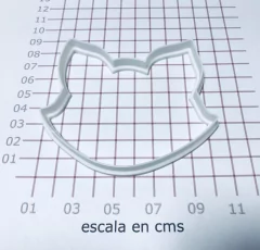 cortante galletitas silueta head zorro 08 cms ancho C1177 - comprar online