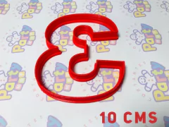 cortante galletitas set x 10 numeros de 10 cms alto coco ML - tienda online