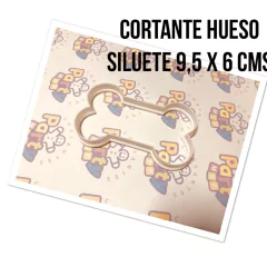 cortante galletita hueso huesoto 9,5 x 6 cms C1150