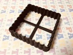 cortante galletitas 06 cms marquito blonda cuadrado C617