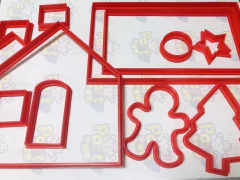 cortante casa jengibre 14cm alto/13cm ancho/17cm prof NAVIDAD C1413 - tienda online
