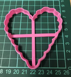 cortante borla corazon 08 cms C811 san valentin - comprar online