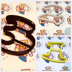 cortante galletitas 0 al 9 x 08cms fuente cooper black ML1003 - tienda online