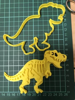 Imagen de cortante galletitas dinosaurio T Rex 13 x 09 C613