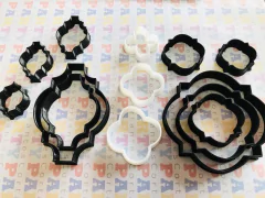 COMBO CORTANTES MARQUITOS GOTICOS x 13u 03/3,5/4/6/08 cms COD2220