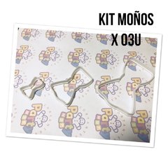 cortante galletitas moño moños x 03u 3/6/9 cms C1152