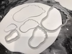 cortante galletitas pies bebes baby showeR x03 u 10/05/03 cms C226