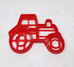 cortante galletita tractor party 10 x 7,5 cms farm Campo granja C1530