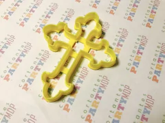 cortante galletita fondant cruz mod c gotic x 09 cms comunion C416