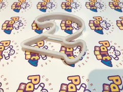 cortante galletita numero 02 (dos) cooper black 08 cms C381