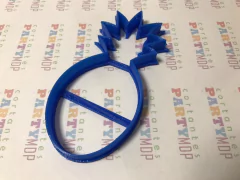 cortante galletitas anana piña siluette x 10 cms C280