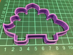 cortante galletitas fondant dinosaurio triceratops 09 cms C070 - comprar online